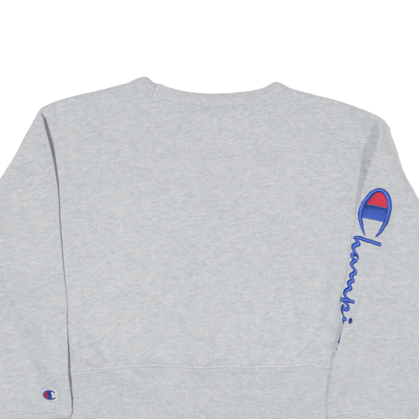 CHAMPION REVERSE WEAVE Boys Sweatshirt Grey XS Discount