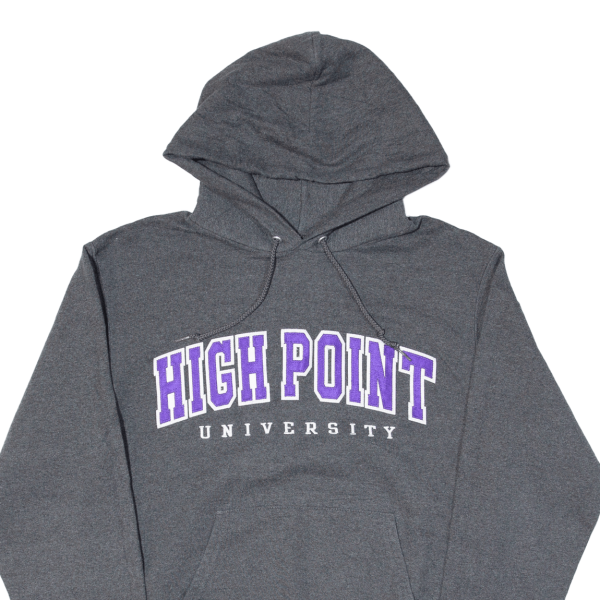 CHAMPION High Point University Mens Grey Hoodie USA S Cheap