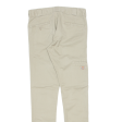 DICKIES Workwear Mens Trousers Beige Regular Skinny W30 L32 Sale