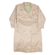 Belted Womens Trench Coat Beige M Hot on Sale