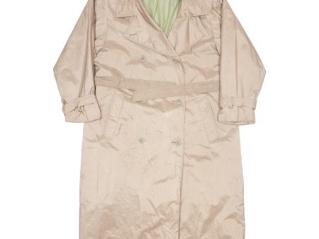 Belted Womens Trench Coat Beige M Hot on Sale