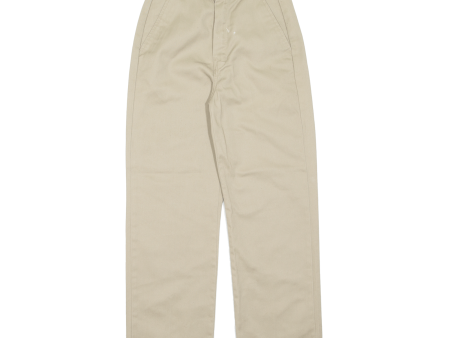 DICKIES Workwear Womens Trousers Beige Regular Straight W27 L26 Online Sale