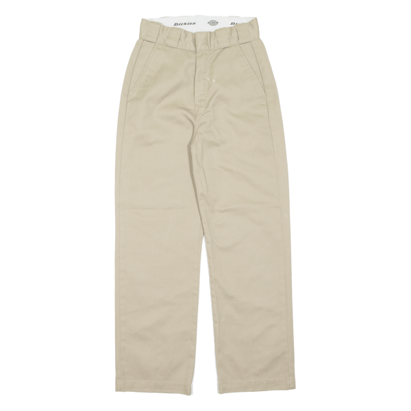 DICKIES Workwear Womens Trousers Beige Regular Straight W27 L26 Online Sale