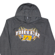 DISTRICT Wyatt Miller 73 Dirt Track Cowboy Racing Mens Grey Hoodie M Online now