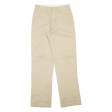 DICKIES Workwear Mens Trousers Beige Slim Straight W29 L32 Hot on Sale