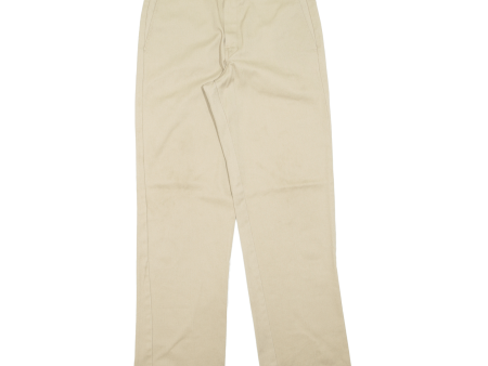 DICKIES Workwear Mens Trousers Beige Slim Straight W29 L32 Hot on Sale