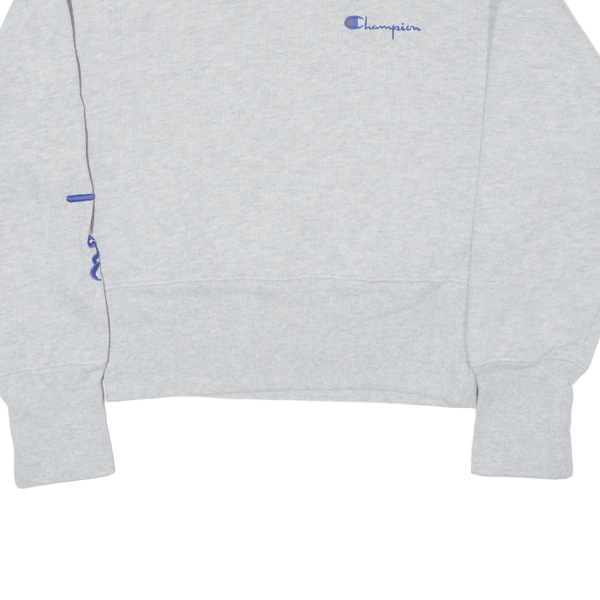 CHAMPION REVERSE WEAVE Boys Sweatshirt Grey XS Discount