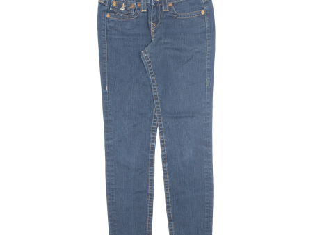 TRUE RELIGION Jodie Womens Jeans Blue Regular Skinny W27 L30 For Sale