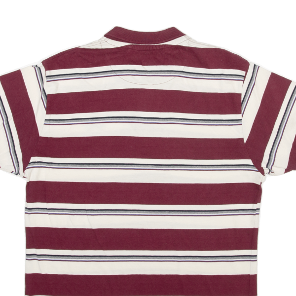 DIESEL Boys Polo Shirt Red Striped XL Sale