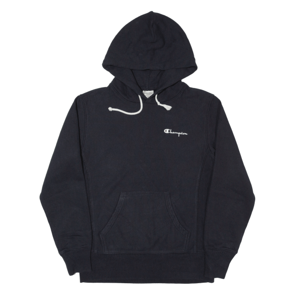 CHAMPION REVERSE WEAVE Mens Black Hoodie S Discount