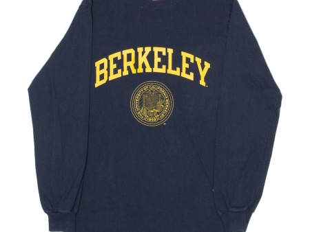 CHAMPION Berkeley Mens T-Shirt Blue Long Sleeve USA S Cheap