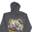 DISTRICT Wyatt Miller 73 Dirt Track Cowboy Racing Mens Grey Hoodie M Online now