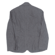 BOGNER Womens Blazer Jacket Grey Wool M Online Sale