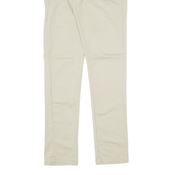 DICKIES Workwear Mens Trousers Beige Regular Skinny W30 L32 Sale