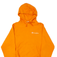 CHAMPION REVERSE WEAVE Mens Orange Hoodie XS Supply