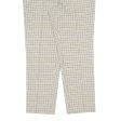 Check Chino Womens Trousers Cream Regular Straight 90s W32 L30 on Sale