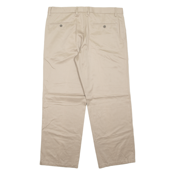 DOCKERS D2 Khaki Mens Trousers Beige Regular Straight W36 L29 Cheap