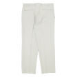 CLASSIC MAN Khaki Mens Trousers Cream Regular Straight 90s W34 L28 For Sale