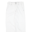 CARHARTT WIP Armanda Pant Womens Trousers White Relaxed Straight W28 L25 Sale