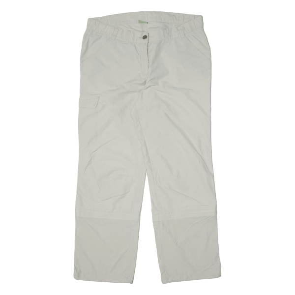 CRANE Outdoor Detachable Hem Mens Trousers Cream Regular Straight W36 L30 Online Hot Sale