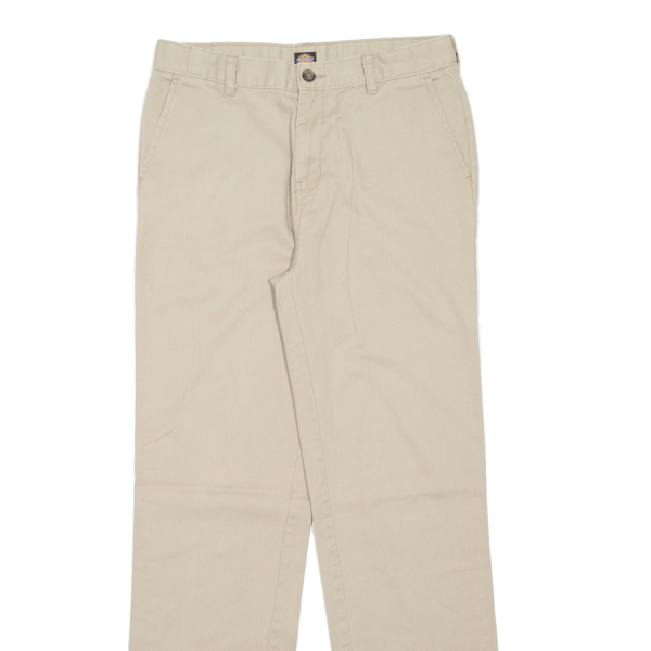 DICKIES Workwear Boys Trousers Beige Regular Straight W30 L30 on Sale