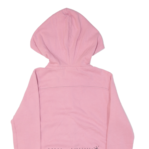 DICKIES Girls Pink Hoodie Full Zip S Hot on Sale