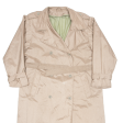 Belted Womens Trench Coat Beige M Hot on Sale