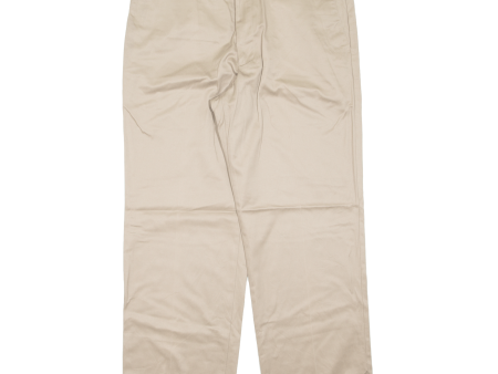 DOCKERS D2 Khaki Mens Trousers Beige Regular Straight W36 L29 Cheap