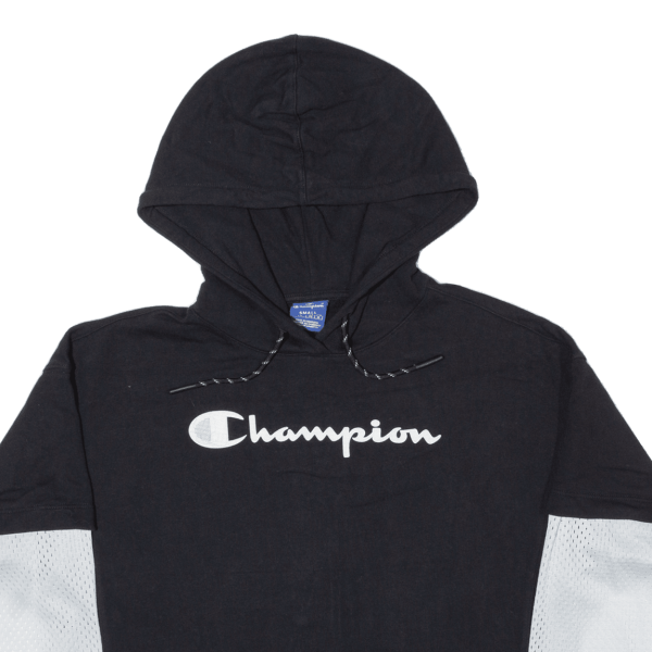 CHAMPION Crop Womens Black Hoodie S Discount