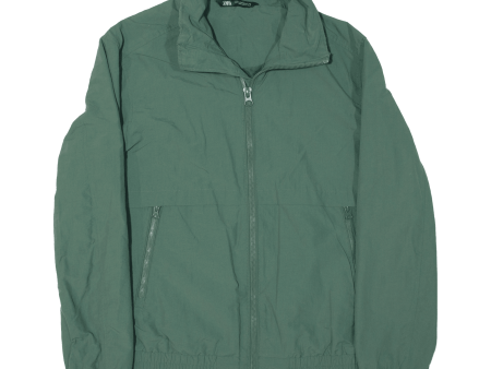 ZARA Womens Shell Jacket Green M Discount