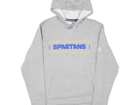 ADIDAS San Jose Spartans Mens Grey Hoodie USA S Cheap