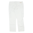 CHARLES VOGELE Cargo Mike Andy Mens Trousers Cream Regular Straight W36 L31 Online