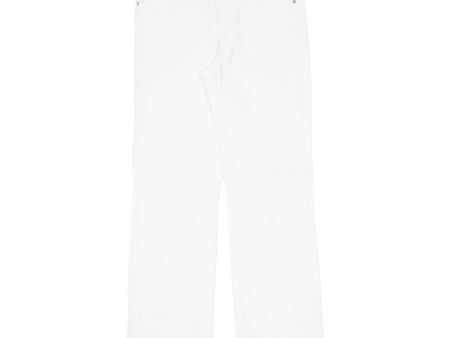 COLUMBIA Womens Corduroy Trousers White Regular Straight W32 L32 Supply