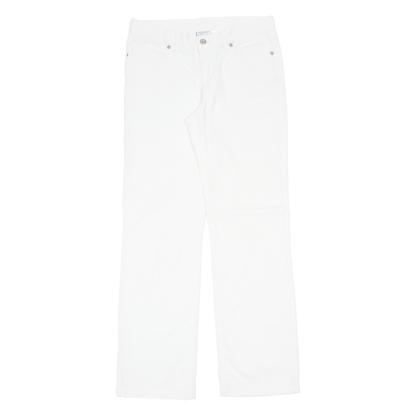 COLUMBIA Womens Corduroy Trousers White Regular Straight W32 L32 Supply