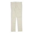 DICKIES Workwear Mens Trousers Beige Regular Skinny W30 L32 Sale