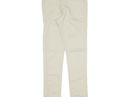 DICKIES Workwear Mens Trousers Beige Regular Skinny W30 L32 Sale