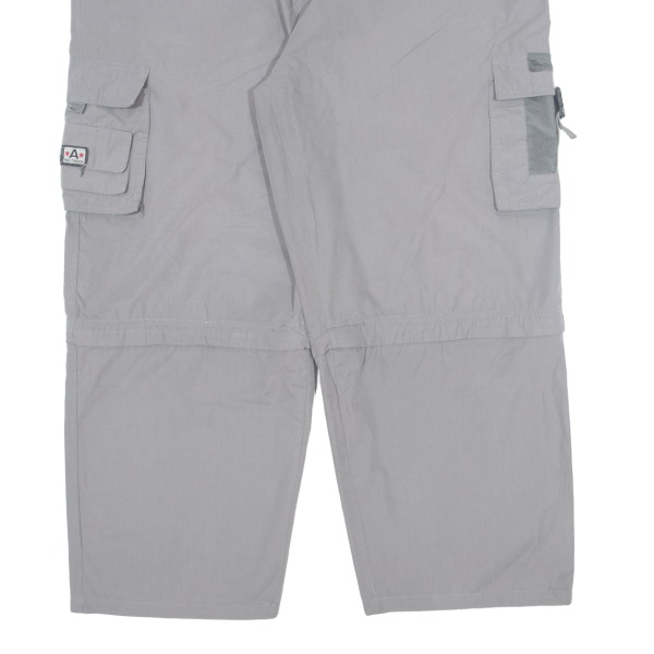 Cargo Outdoor Mens Trousers Grey Regular Straight W44 L28 Online