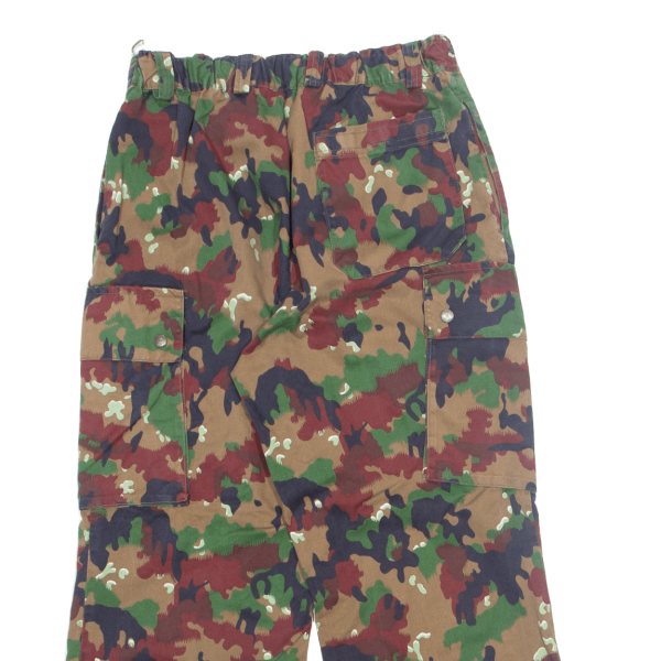 Camo Cargo Mens Trousers Brown Regular Wide-Leg W30 L26 Online Hot Sale