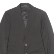 BALLY Mens Blazer Jacket Black Wool M Hot on Sale