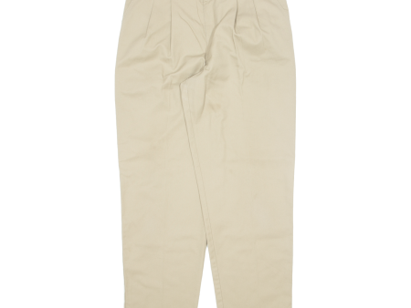 DICKIES Workwear Mens Trousers Beige Regular Straight W34 L32 Discount