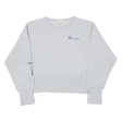 CHAMPION REVERSE WEAVE Boys Sweatshirt Grey XS Discount