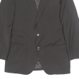 BALLY Mens Blazer Jacket Black Wool M Hot on Sale