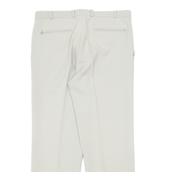 CLASSIC MAN Khaki Mens Trousers Cream Regular Straight 90s W34 L28 For Sale