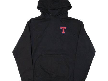 CHAMPION Eco Tam Varsity Tennis Mens Black Hoodie M on Sale