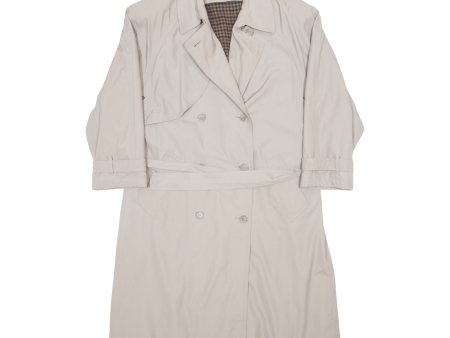 Belted Womens Trench Coat Beige L Fashion